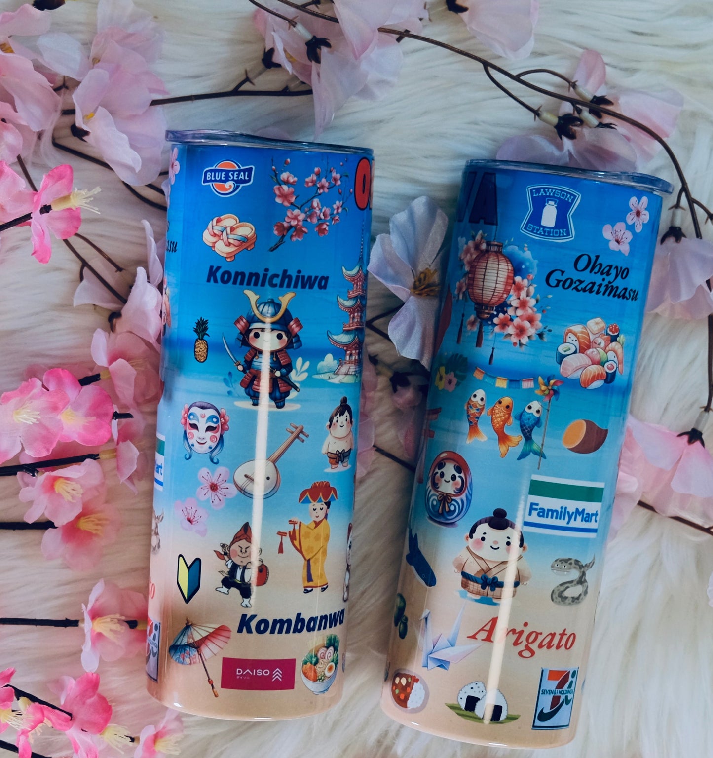 Okinawa Inspired 20 oz Skinny Tumbler