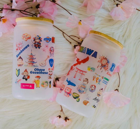 Personalize 16 oz Glass Can